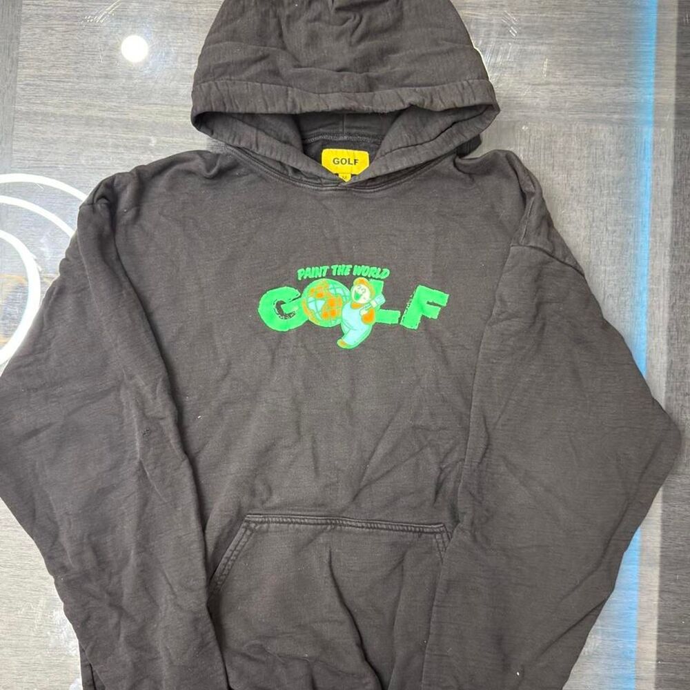 Golf-wang Men's Black and Brown Hoodie